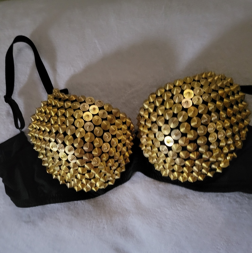 Pleasure bound spiked bra